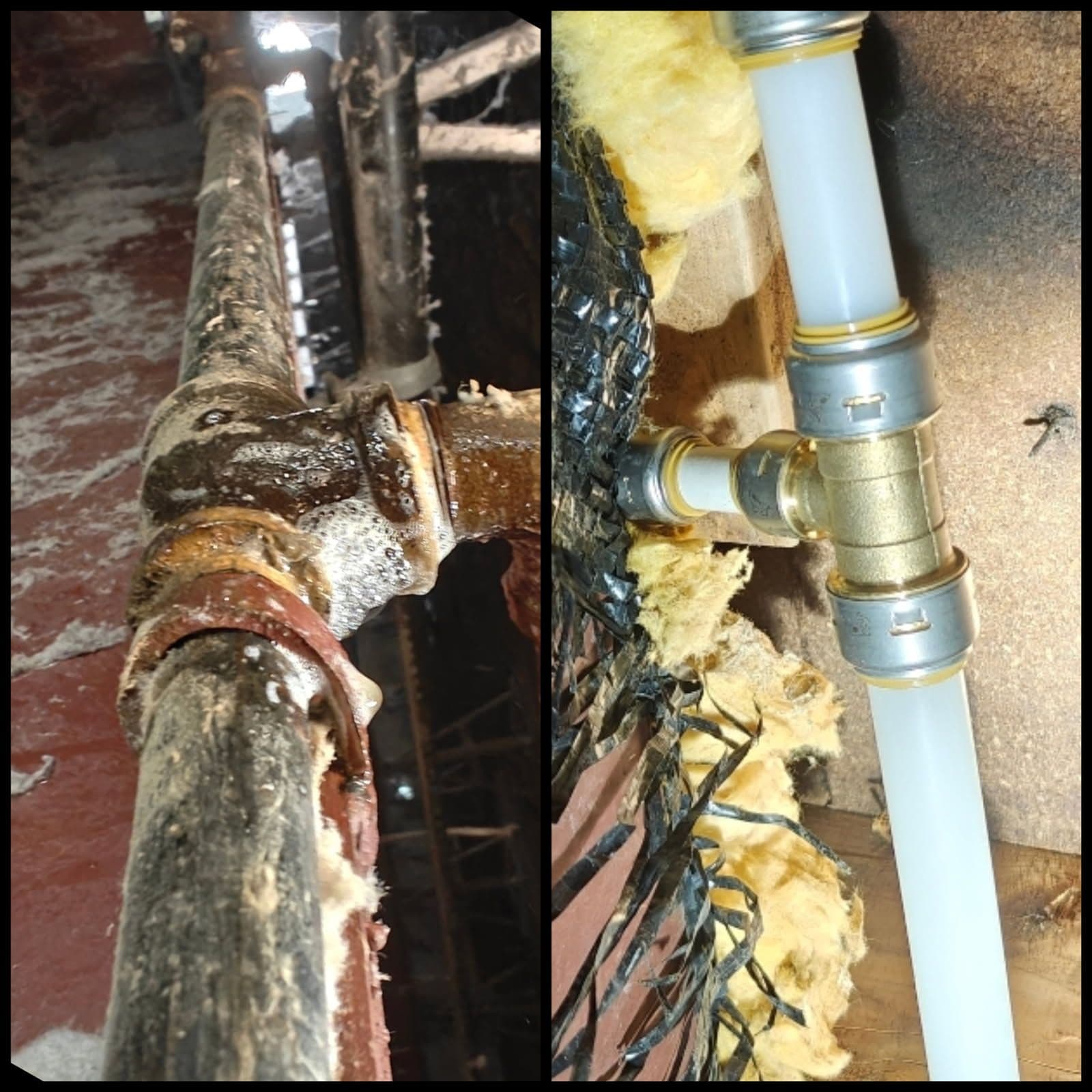 Leaking Pipe Replacement Under Mobile Home image