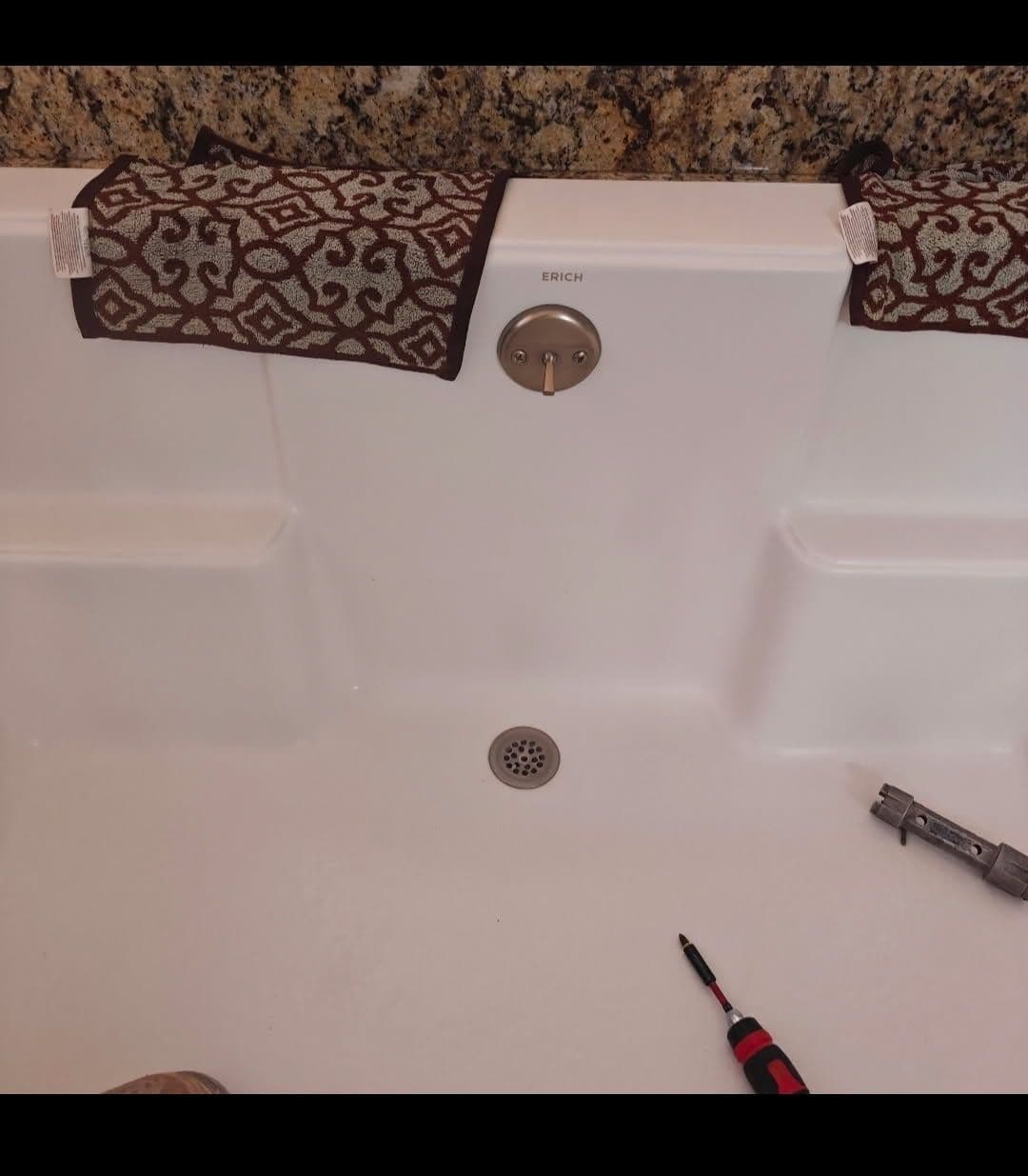 Seamless Tub Overflow Replacement Improves Bathroom Functionality image
