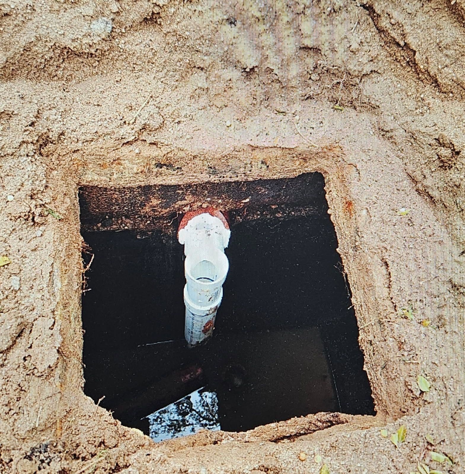 Upgraded PVC Pipe Installation for Smooth Septic Operation image