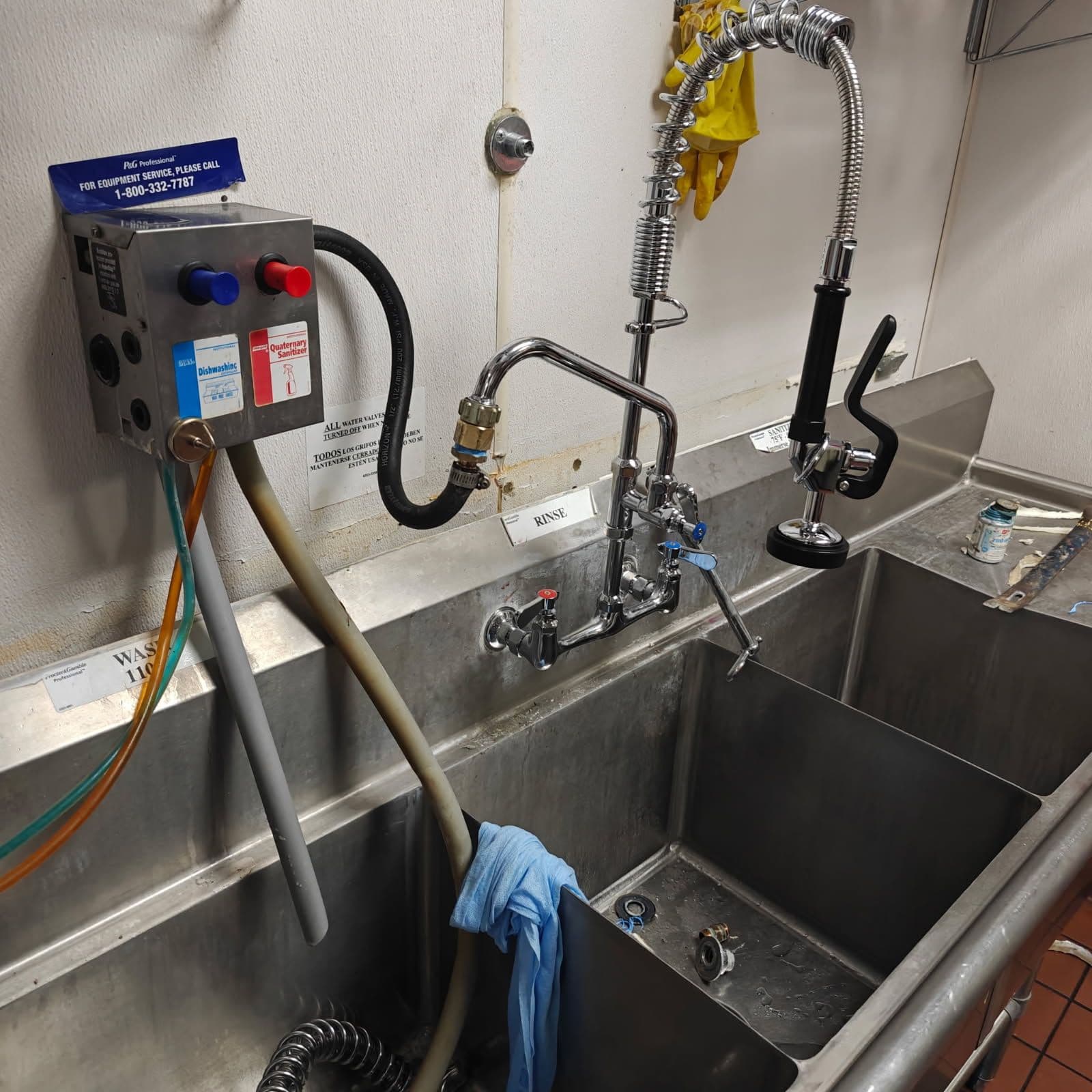 Commercial Kitchen Plumbing Upgrade