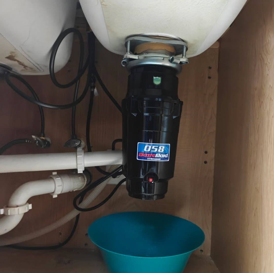 New Garbage Disposal Installation Under Kitchen Sink image