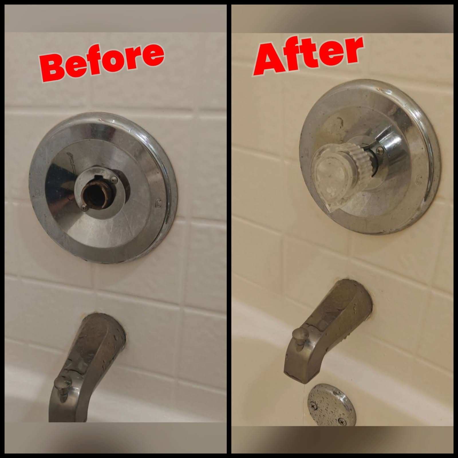 Shower Knob Restoration image