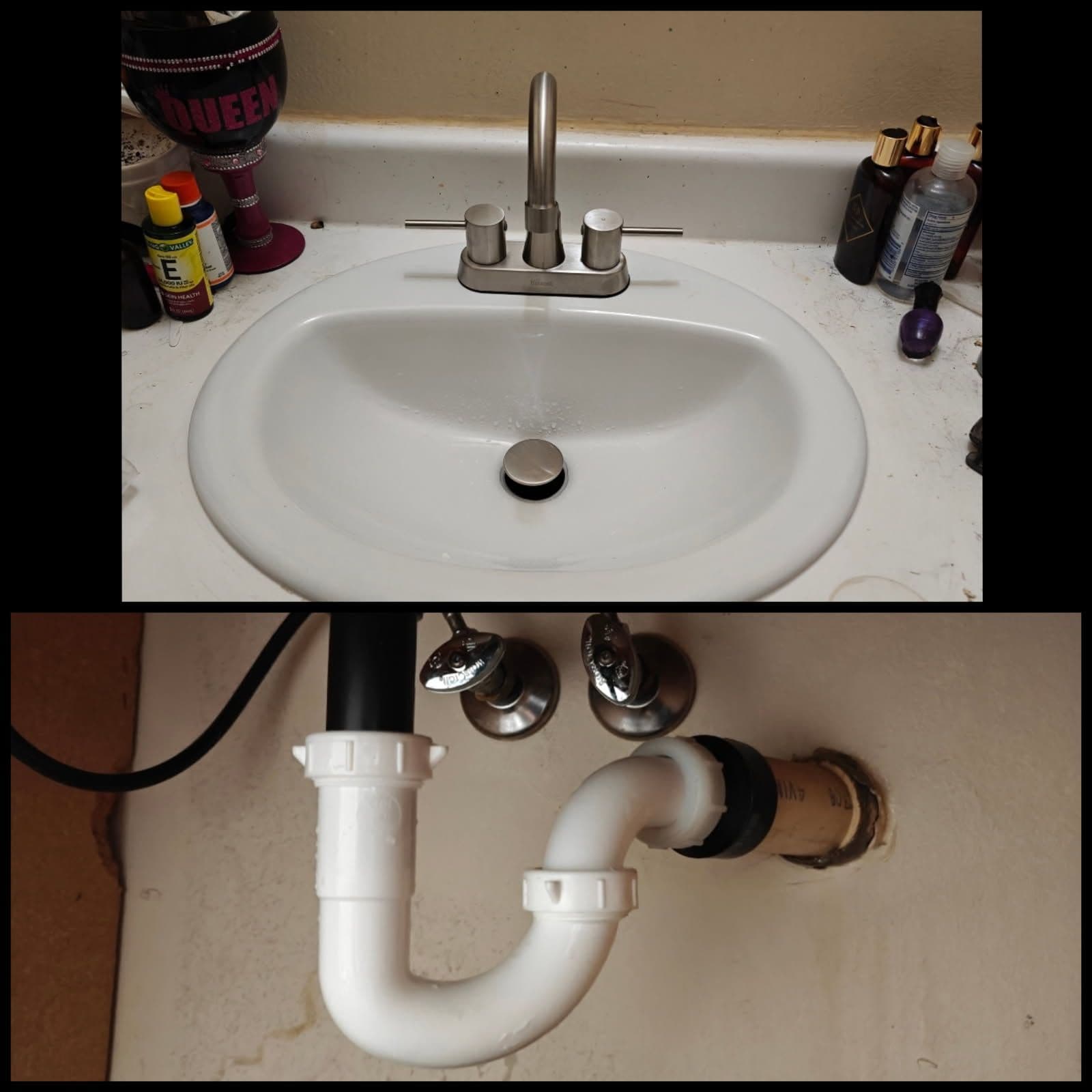 Bathroom Faucet and P-Trap Upgrade image